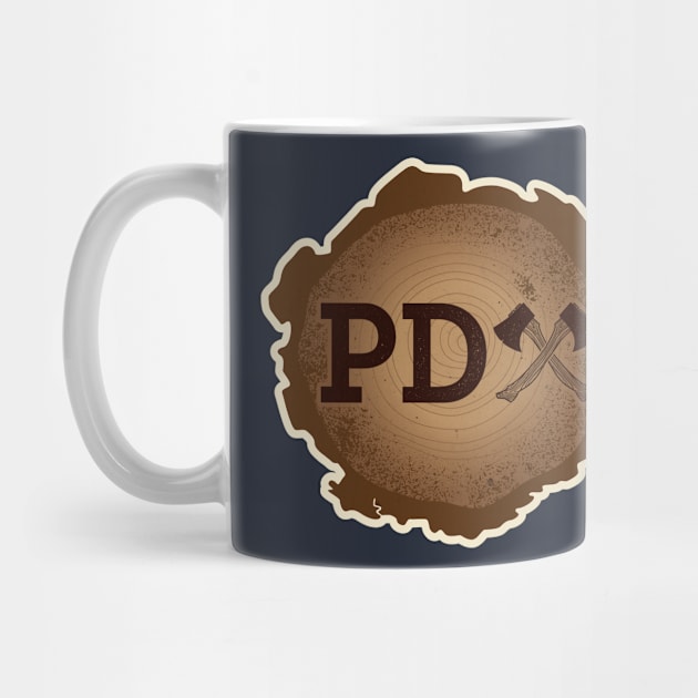 PD Axe on Wood Grain by msharris22